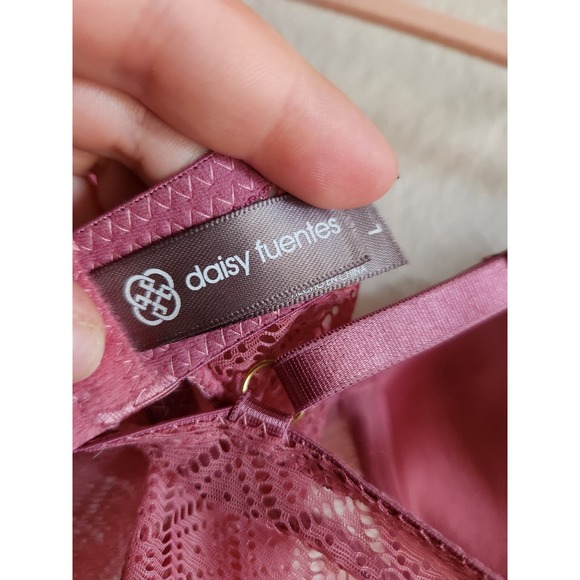 Daisy Fuentes Push- Up Lace Body Suit Lingerie Size L - Picture 7 of 7